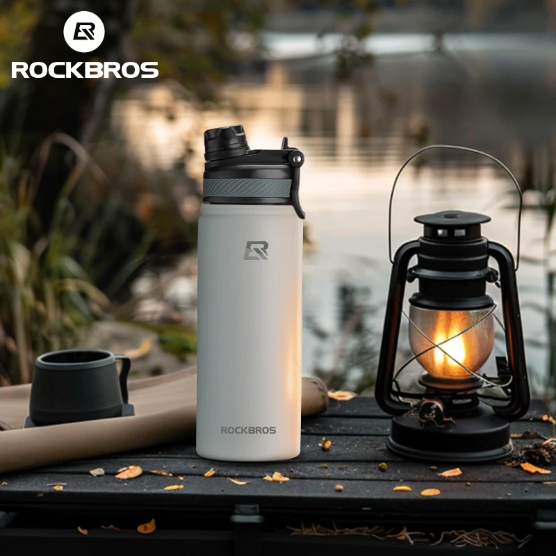 

ROCKBROS Thermos Bottle Stainless Steel Sport 1L Big Capacity Bicycle Water Bottle 12 Hours Insulation Cup Cycling Outdoor Equip