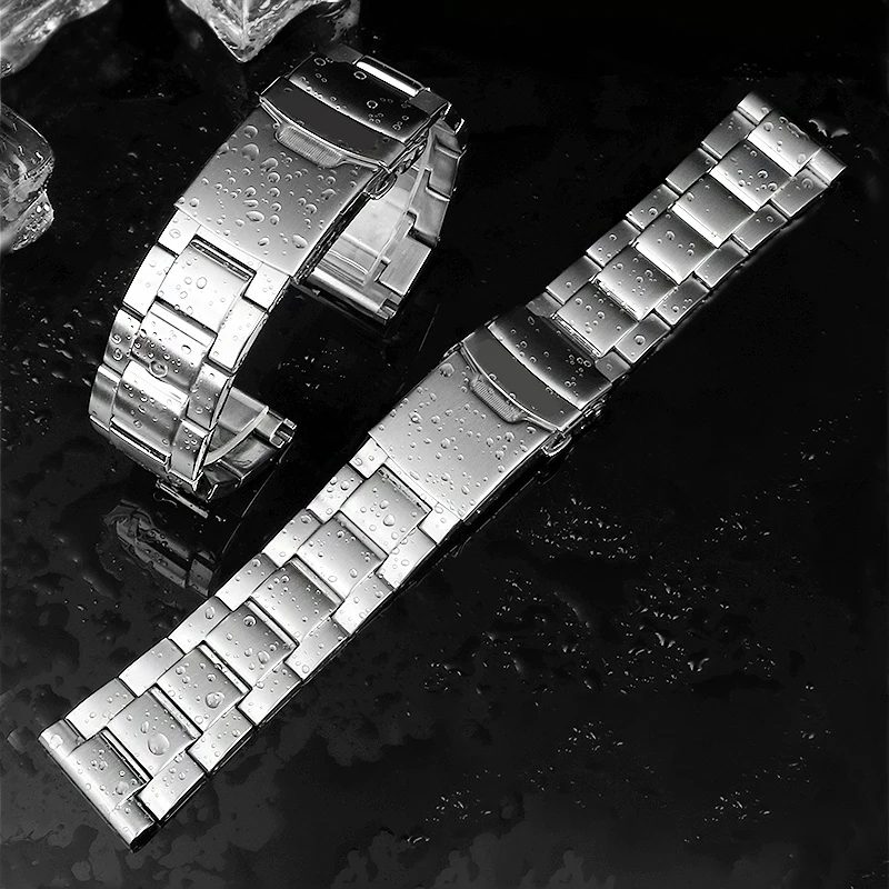 

Ремешок из нержавеющей стали 22 мм для часов Seiko Canned Abalone PROSPEX серии SNE499/498 SNE537, стальной ремешок для часов для мужчин