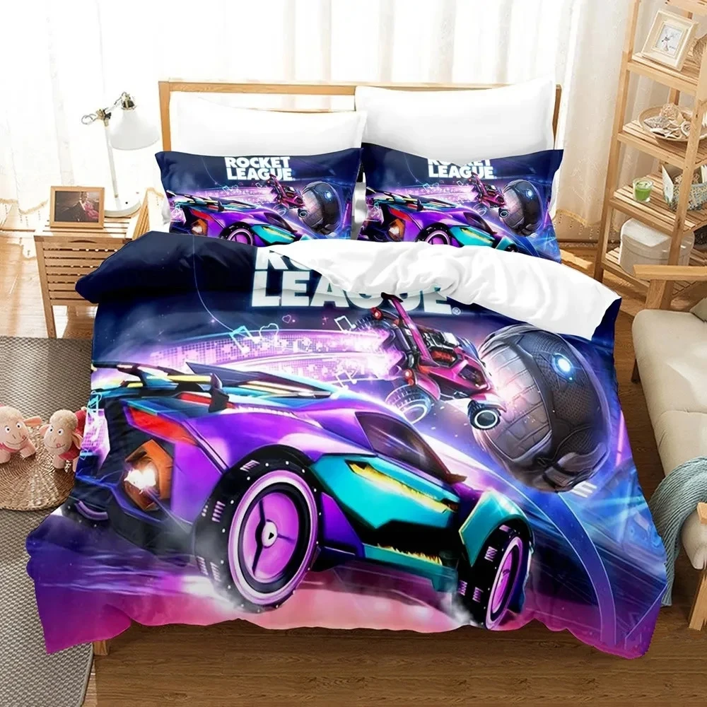 

3PCS Single-sided Game Printed Comforter Bedding Sets Comfortable Bedspreads Comforter Duvet King Queen Bedding Birthday Gift