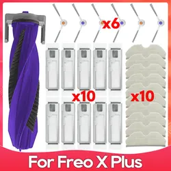 Compatible For Narwal Freo X Plus Robot Vacuum Cleaner Roller Side Brush Hepa Filter Mop Rag Accessory