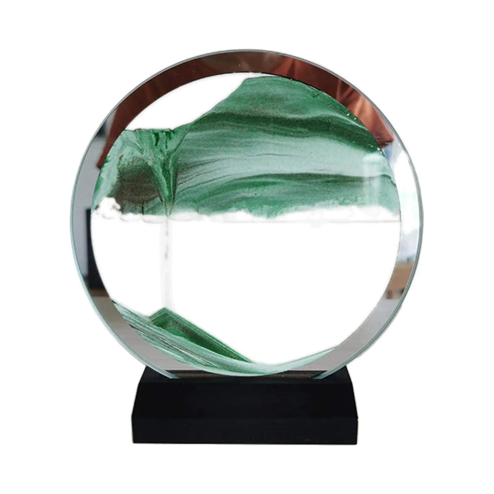 3D Moving Sands Art Picture Flowing Sand Relaxing Toys Desktop Sand Art, Deep