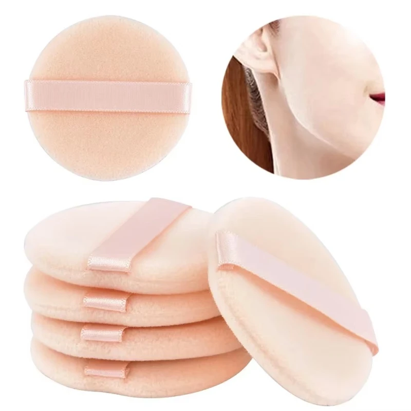 5-30Pcs Professionelle Runde Form Gesichts Powder Foundation Puff Tragbare Weiche Kosmetische Puff Make-Up Foundation Schwamm Schönheit werkzeug