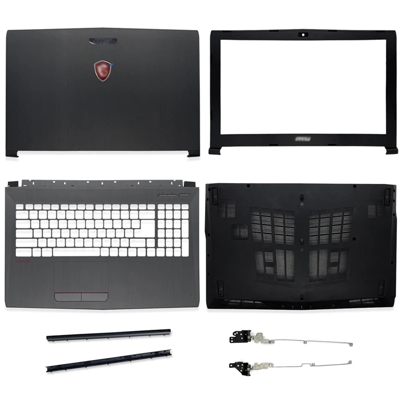 

New For MSI GL62 6QF GP62 6QG GV62 GP62MVR MS-16J9 16J5 16J3 GL62M Laptop LCD Back Cover Front Bezel Hinges Palmrest Bottom Case