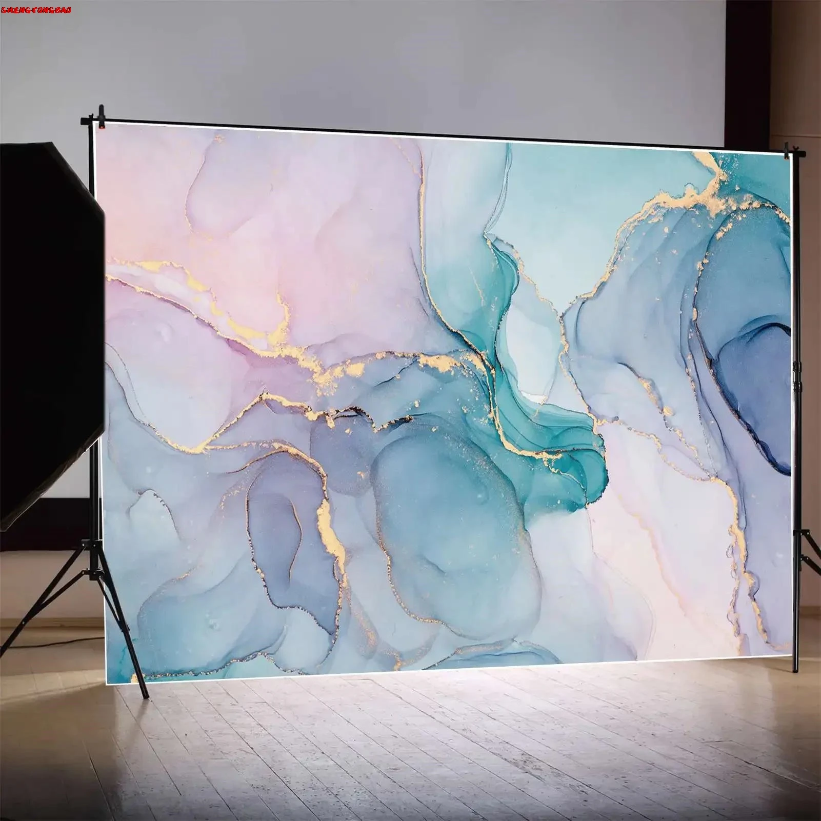 Shengyongbao textura de mármore phototgraphy pano de fundo adereços assunto do produto abstrato gradiente cor photo studio fundo