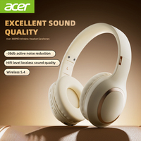 Acer OHR300 PRO ANC Wireless Headphone Bluetooth Wired Foldable Noise Reduction Earphones Gaming Music Movie 500mah Headset NEW