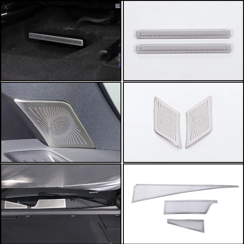 

For Changan Shenlan G318 Deep Blue G318 DEEPAL G318 2025 2026 Steel Car Door Tweeter Decorative Cover Air Outlet Dust Cover Trim
