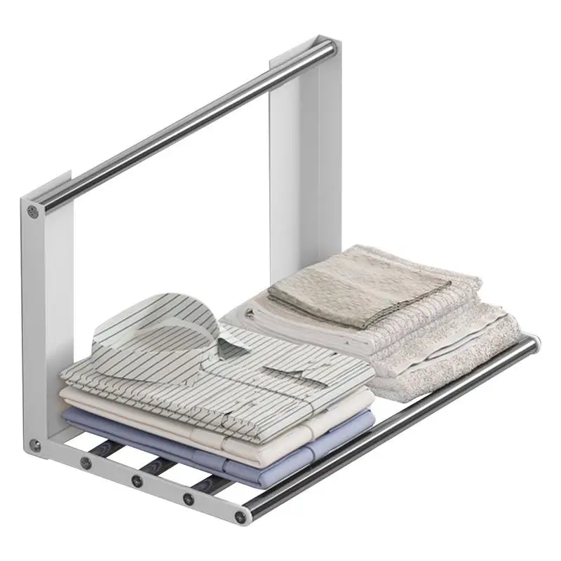 

Magnetic Laundry Organizer Retractable Refrigerator Rack Multifunctional Telescopic Magnetic Washer Shelf For Laundry Bathroom