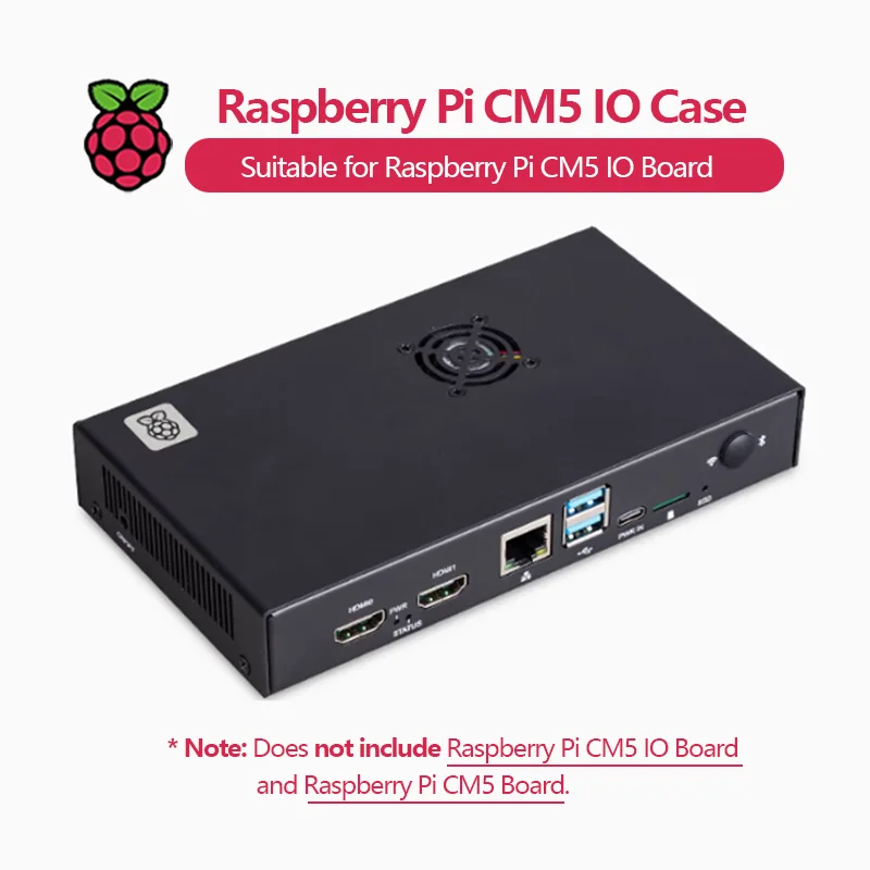 Boîtier IO officiel Raspberry Pi Compute, série Tech 5 et CM5