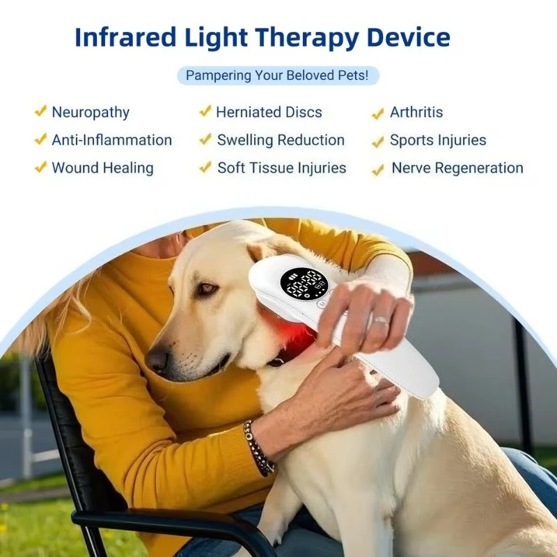 

Multi-Purpose Animal Laser Device - 650nm 808nm for Pain Inflammation Wounds