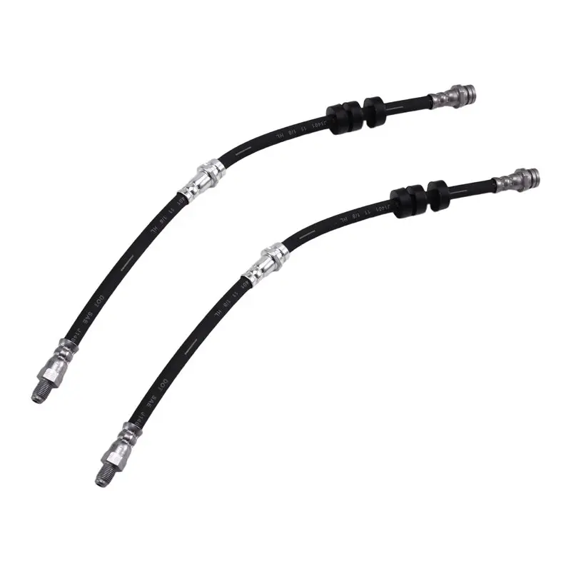 

For Ford Escape For Tesla Model 3 BMW E90 E87 E91 E92 E93 Compatible Front Brake Hose(2Pcs) 7L8Z2078B 7L8Z2078A-M53K
