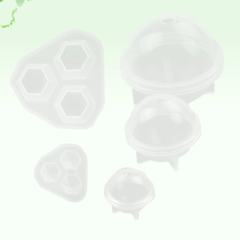 3 قطعة قالب من السيليكون قلادة مجوهرات مستديرة صنع DIY بها بنفسك صب الراتنج الديكور لوازم الحرفية كرة أرضية مائية سنو غلوب