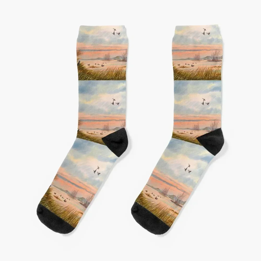 The Duck Hunters Companion Socks anti slip football christmas gifts sports and leisure basketball Ladies Socks Men's