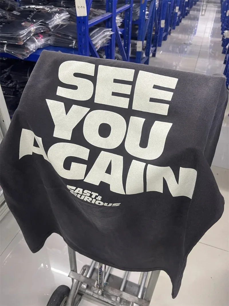 

Black Washed Saint Michael 25SS T Shirt Men Women 1：1 High Quality Car Movie Poster Printing T-shirt Top Tees