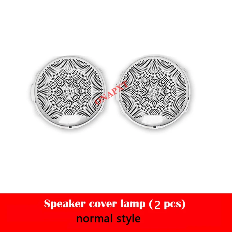 Für Benz C/E/GLC Klasse W205 W213 X253 W238 LED Audio Lautsprecher Abdeckungen Neue Sound Metall Mediant abdeckung Dekoration Lampe Umgebungs Licht
