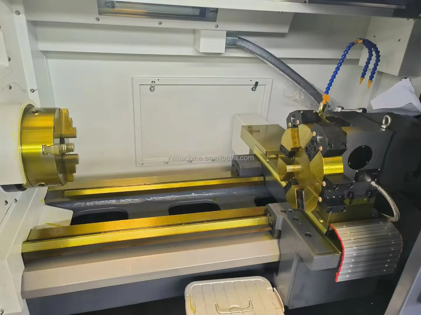 VV HINE Ck6130 Cnc مخرطة أفقية مسطحة Hine سرير مائل تحول مركز معدني جديد Gsk متوسط التحمل بما في ذلك المحرك