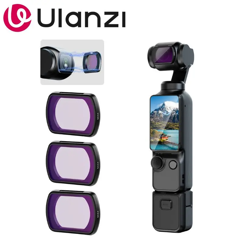 

Фильтр Ulanzi PK-01 Black Mist, магнитный, из HD-стекла, водонепроницаемый, легкий (1.2 г) для DJI OSMO POCKET 3, аксессуары для видеоблогинга и киносъемки