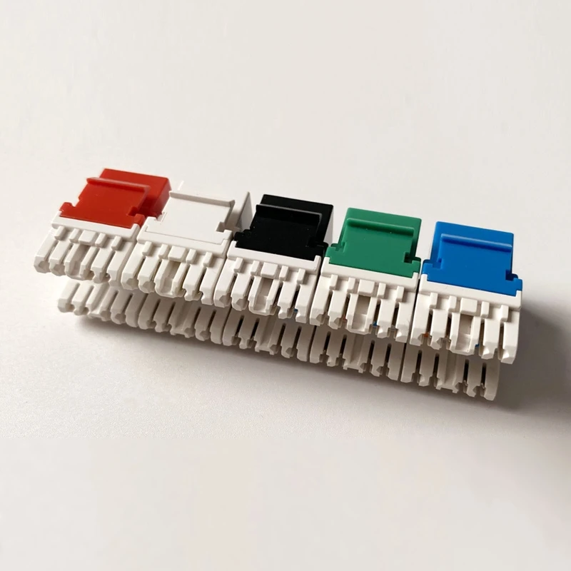 Pelat Dinding Ethernet, Pelat Dinding Keystone dengan sisipan Coupler Keystone RJ45