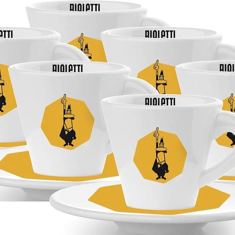 

Набор подлинных итальянских желтых чашек для эспрессо