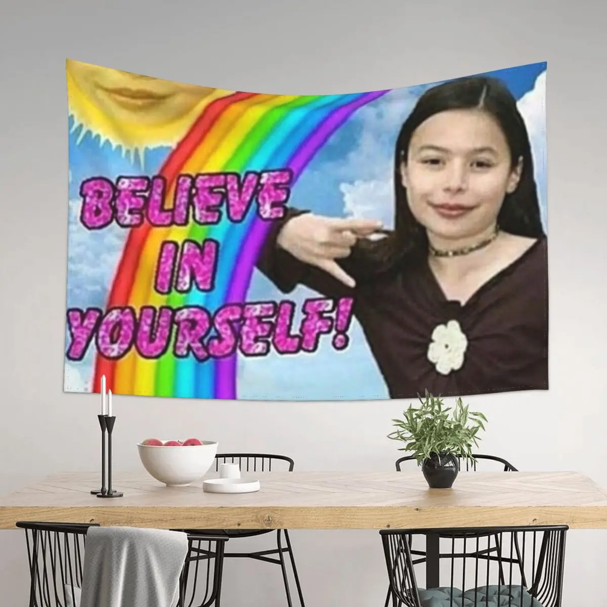 

Believe in yourself Tapestry Room Decorations Decoration Bedroom Carpet On The Wall Tapestry