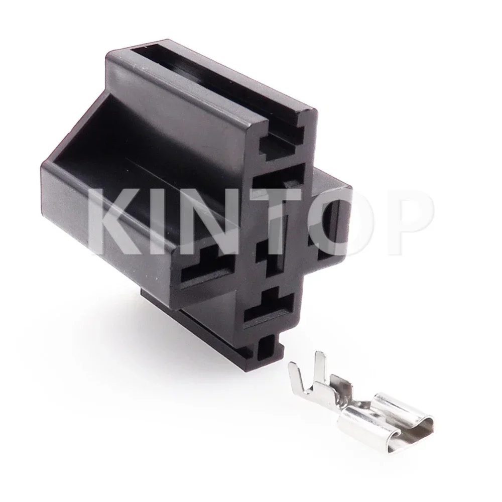 1 Set 5 Pins AC Assembly Auto Modification Plug Parts 6.3 Series Car Relay Socket Electrical Connector Automotive Wire Connector - Detail 1