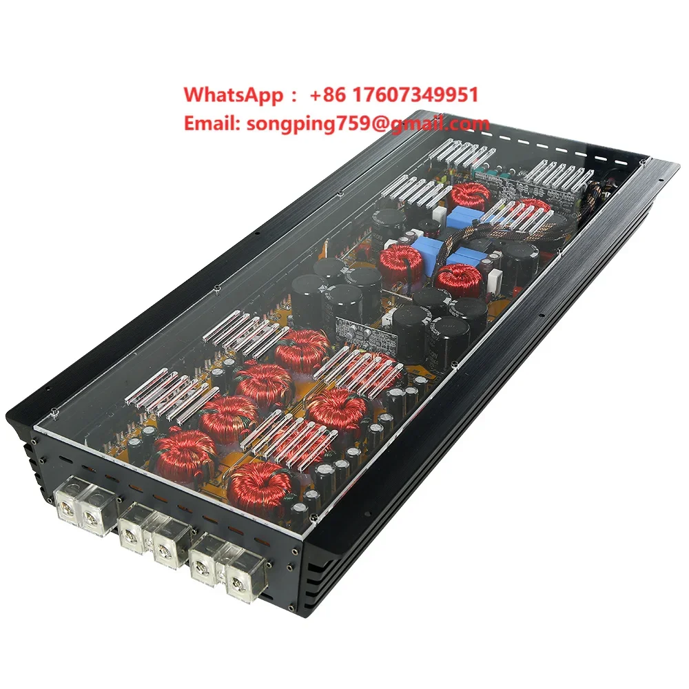 Teampie TP-5500.1D Acrylic Cover Car Amp Basshead Amplifier Lowbass SPL Amp