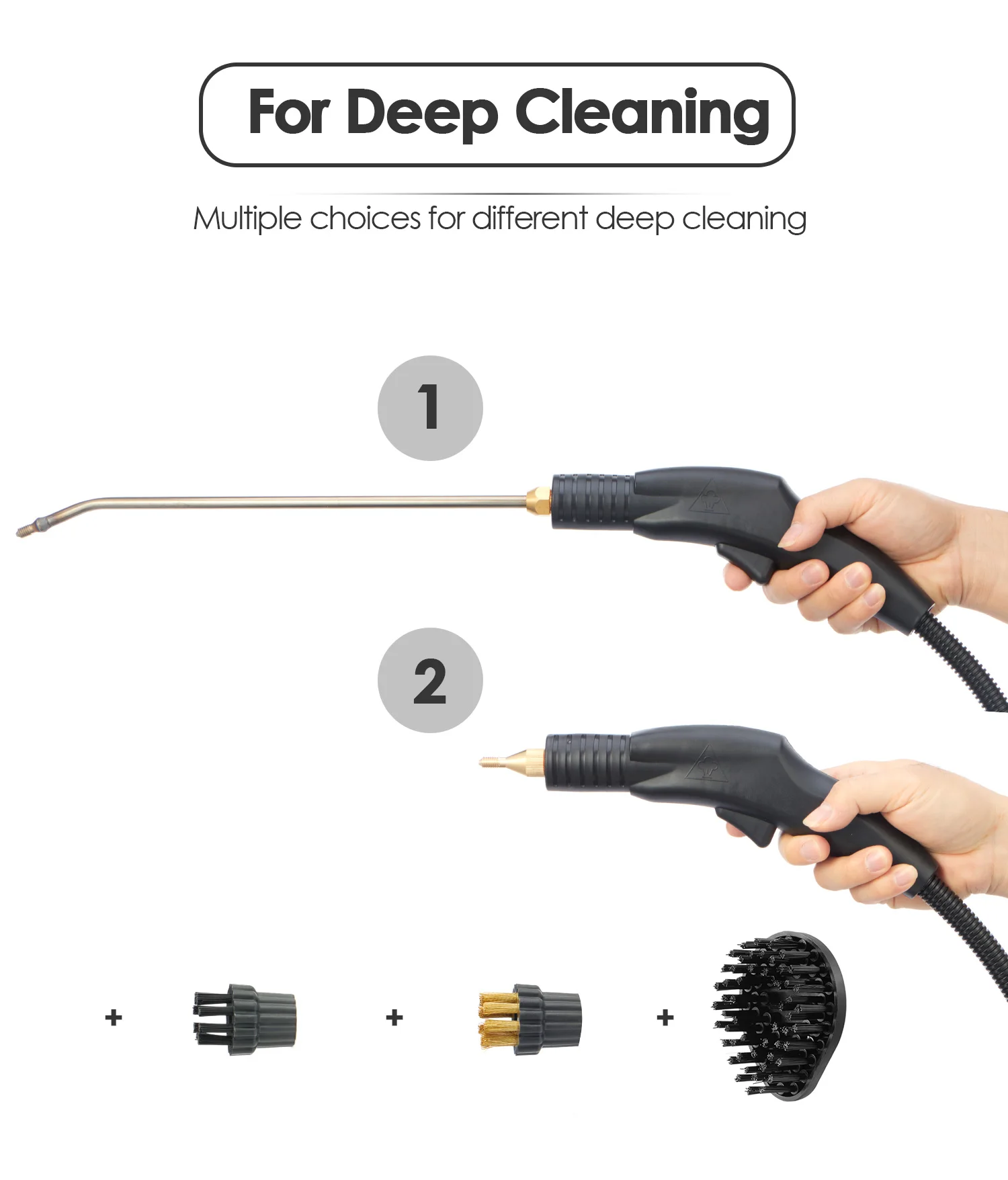 Multi-purpose 30S Fast Heating Max 5bar Pressure High Temperature Steamer Portable Steam Cleaner For Kitchen And Car