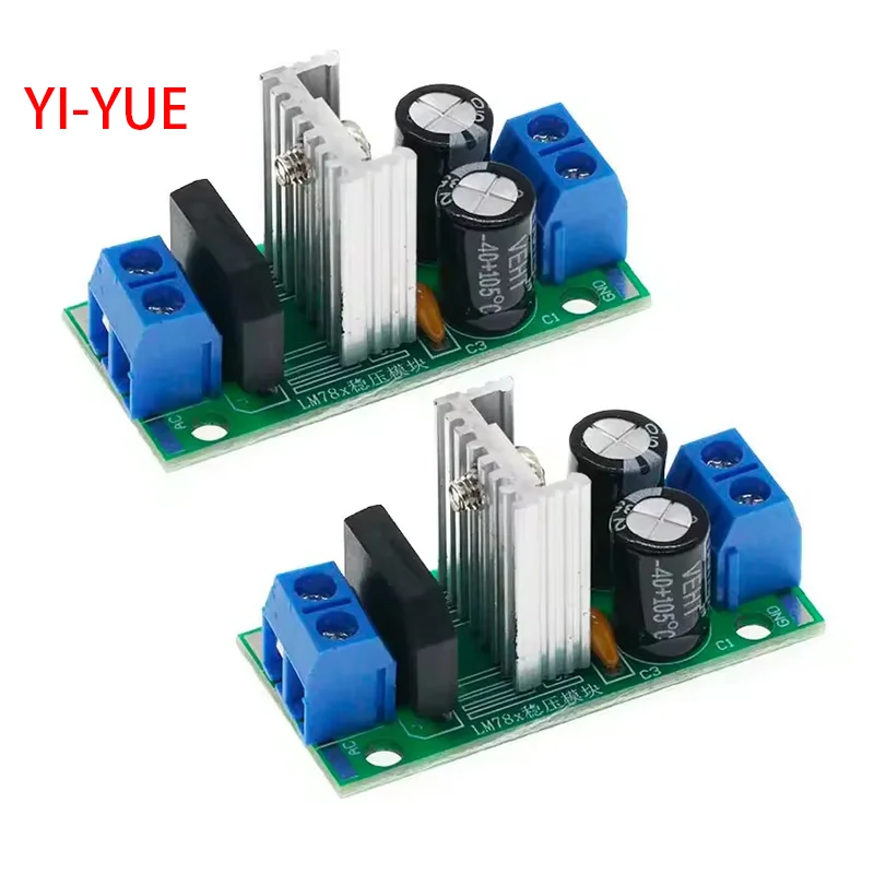 

L7805 LM7812 Three-terminal Regulator Power Supply Module Rectifier Filter Power Converter 3A Rectifier Bridge 5V 12V Stabilizer