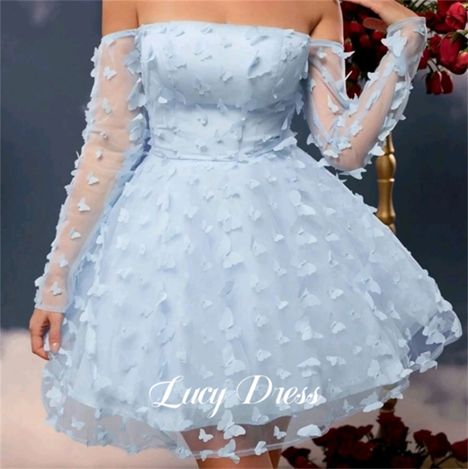 Lucy – robe personnalisée pour occasions spéciales, robes de Quinceanera de 15 ans, robes de bal, jupe courte, robe de soirée, robes de cocktail