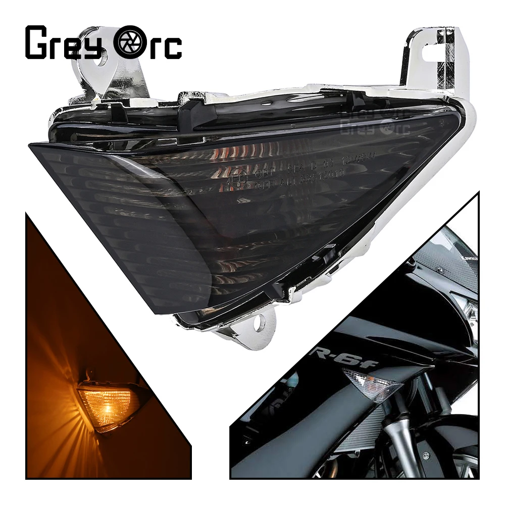 Motorcycle Turn Signal Light 12V Bulb Flashing Lamp For Kawasaki Ninja ZX10R 2006-2007 ER6F ER6N 2006-2008 Front light