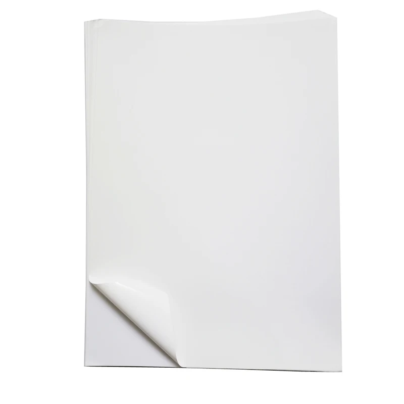 Imagem -04 - Impermeável a4 em Branco Branco Fosco Vinil Adesivo Etiqueta Papel para Impressora a Laser