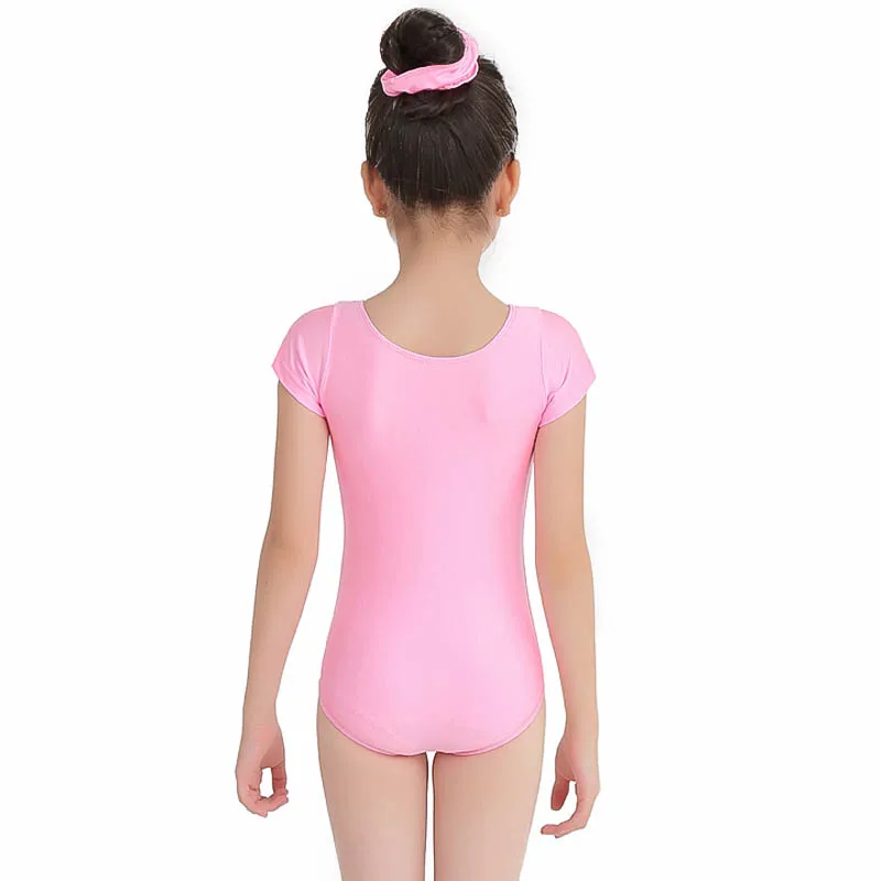 Speerise Kids Nylon Ballet Costume Dance Leotards for Boys Stretch Spandex Classic Short Sleeve Professional Gymnastics Bodysuit