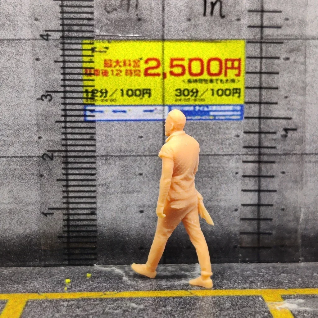 

1/64 1/43 Scale Model Resin Walking Hormone Uncle Uncolored Miniature Diorama Hand-painted S235