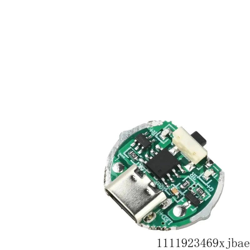 10W LED bead Driver Control Board DIY Flashlight Control Main Board Brightness Adjustable Charging Protection Board with Switch