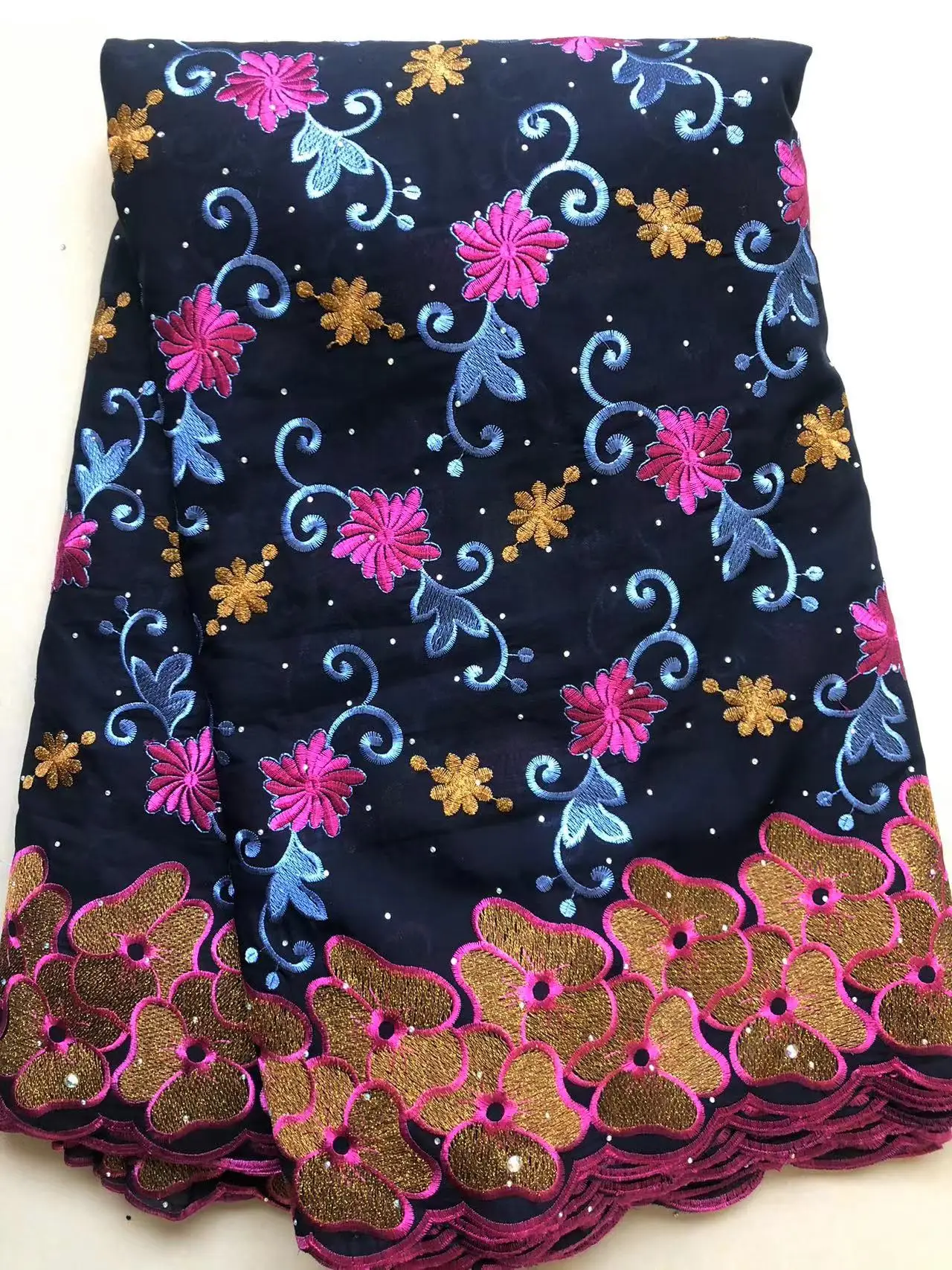 

Африканское кружево 2026: швейцарский вуаль, нигерийские сухие кружевные ткани с камнями для свадебного платья