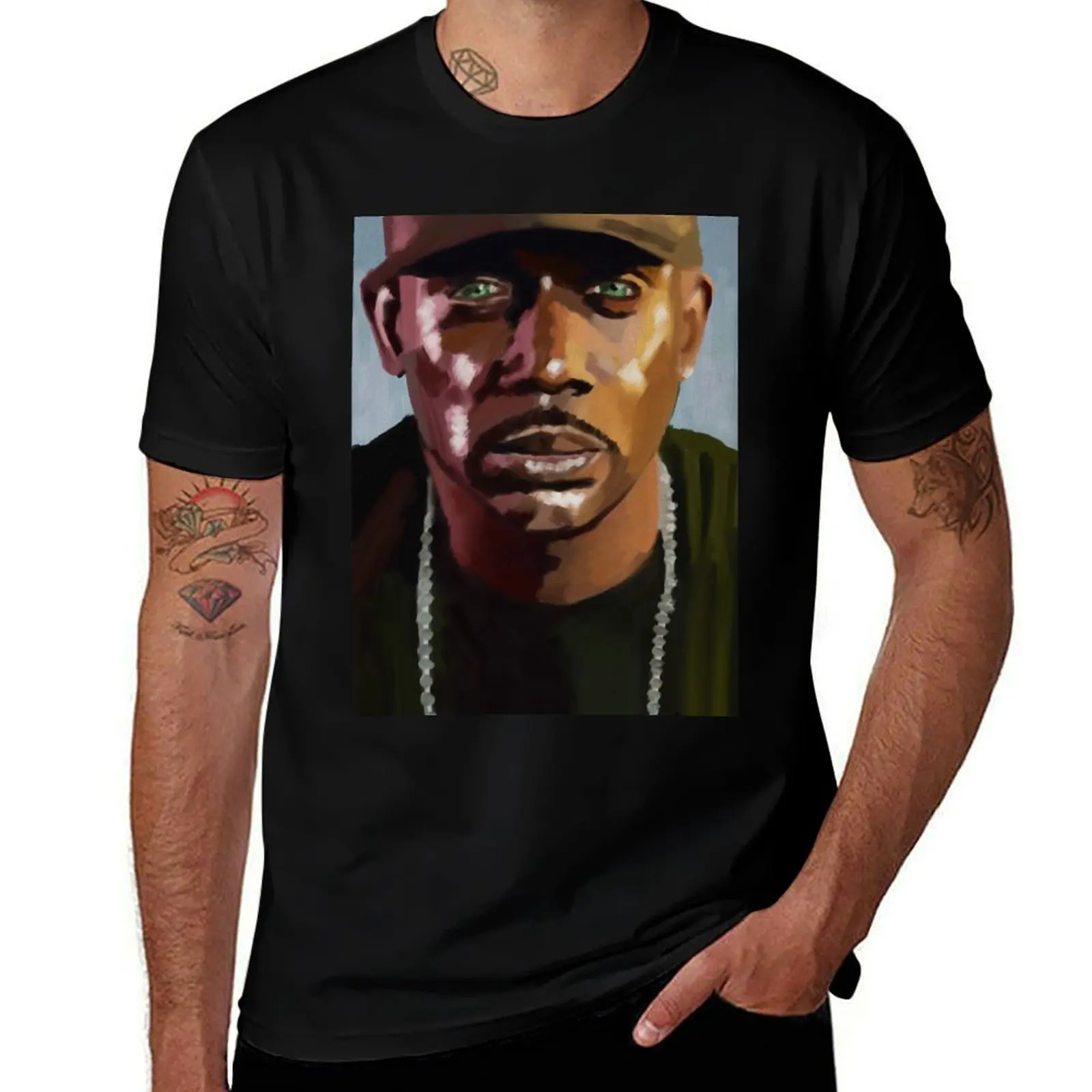 Mc Skibadee portrait T-Shirt Casual Minimalist Short Sleeve Top T-Shirt