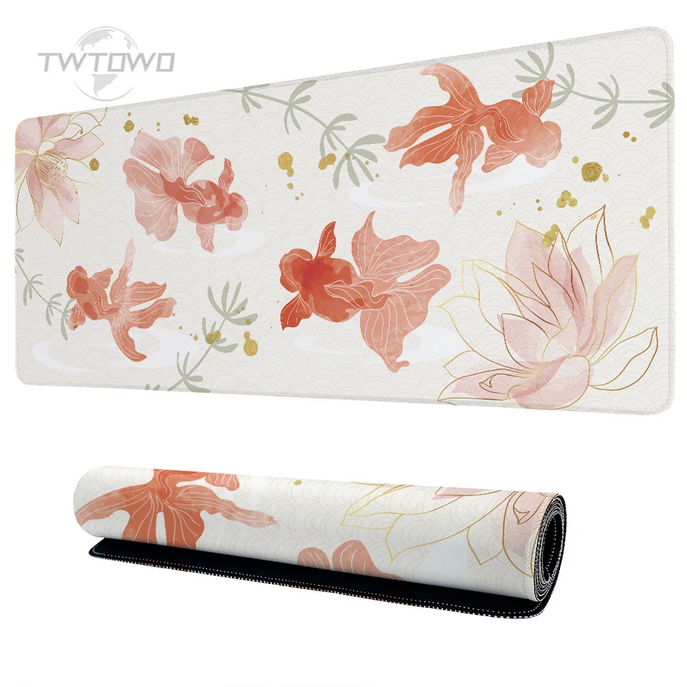 

Коврик для мыши Red Goldfish Gaming printon demand Custom Computer Home Новый коврик для мыши XXL Коврики для стола Ковер Офис Нескользящий