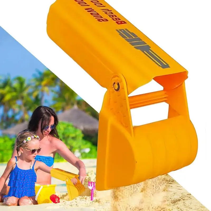 Sand Digger Toy para crianças, Pás de mão de praia, Grande escavação braço Digger, Crianças