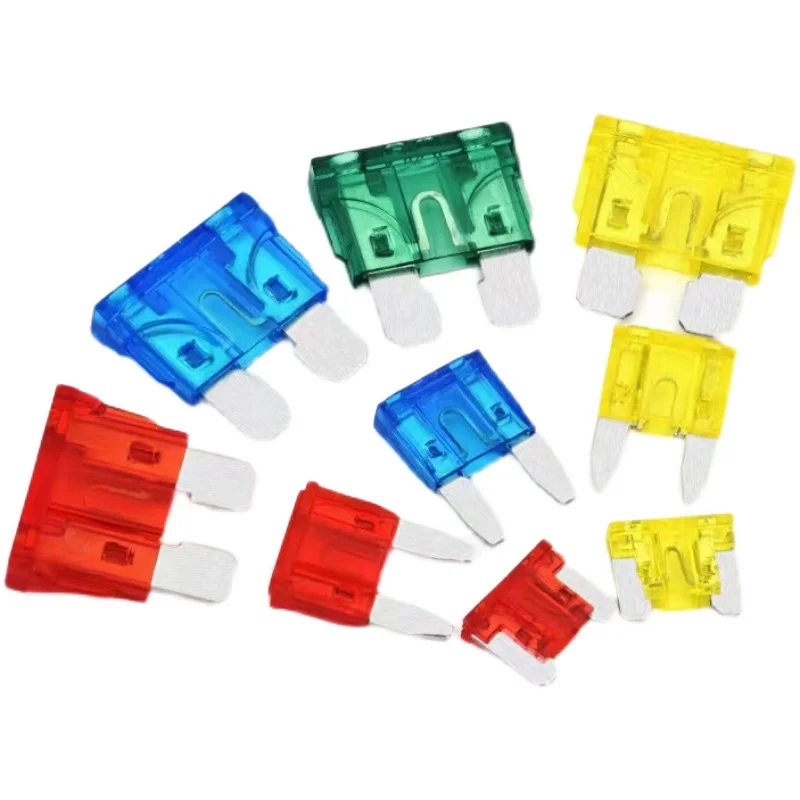 10/50/100pcs Car Fuses 3A 5A 7.5A 10A 15A 20A 25A 30A 35A 40A Amp Assortment Auto Blade Type Fuse Set Truck Auto Fuse Set