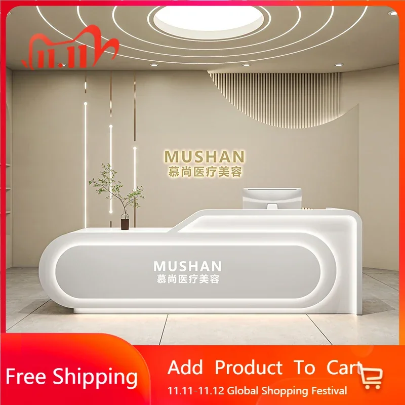 

Counter Counter Desk Office Chairs Register Business Customer Center Computer Desks Reception Professional Commercial Furniture