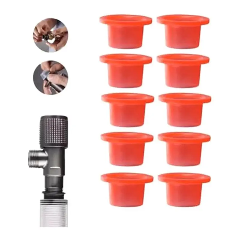 DT17 600PCS Faucet Leak-Proof Sealing Gasket, Silicone Sealing Washers for Hot and Cold Water, Universal Plumbing Gasket Kit