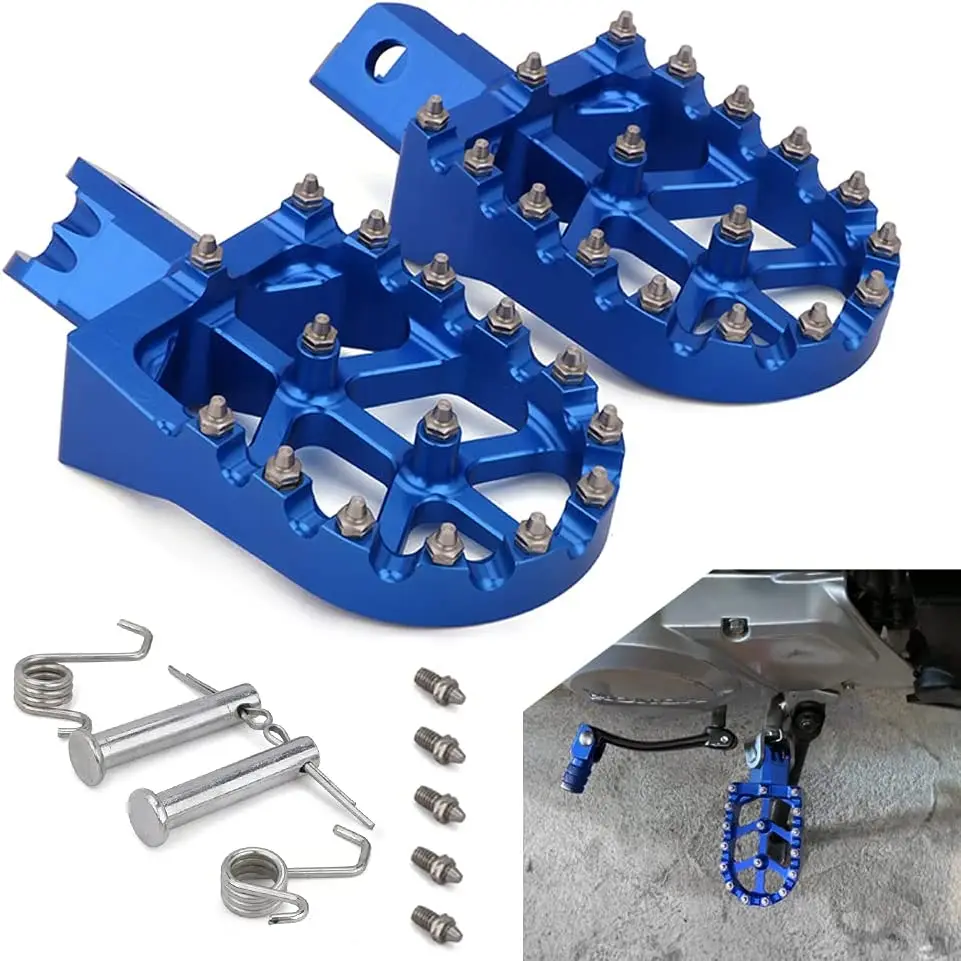 Motorcycle Aluminum Universal CNC Colorful Footpeg Footrest Foot Pegs For HONDA CRF XR 50 70 110 M2R SDG DHZ SSR KAYO Pit Bike