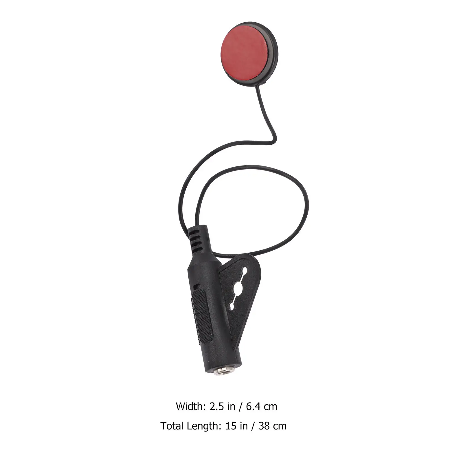 Acoustic Guitar Pickup Multipurpose Sound Hole Pickup Self-Adhesive Easy Use Clear Guitar Accessory Piezo Pickups Transducer