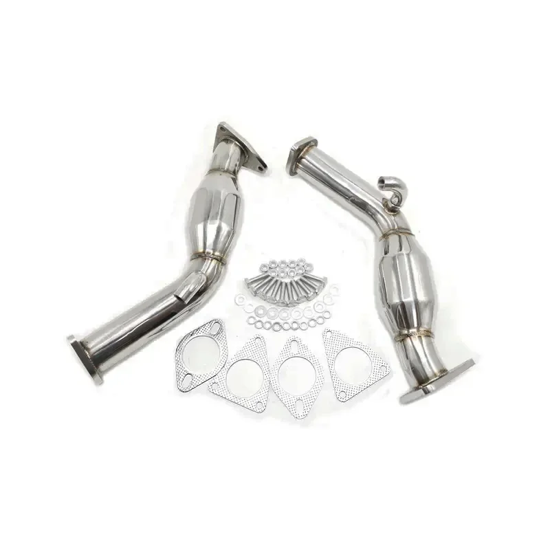 Stainless steel exhaust pipe with muffler for Nis * an G37 370Z 09-17