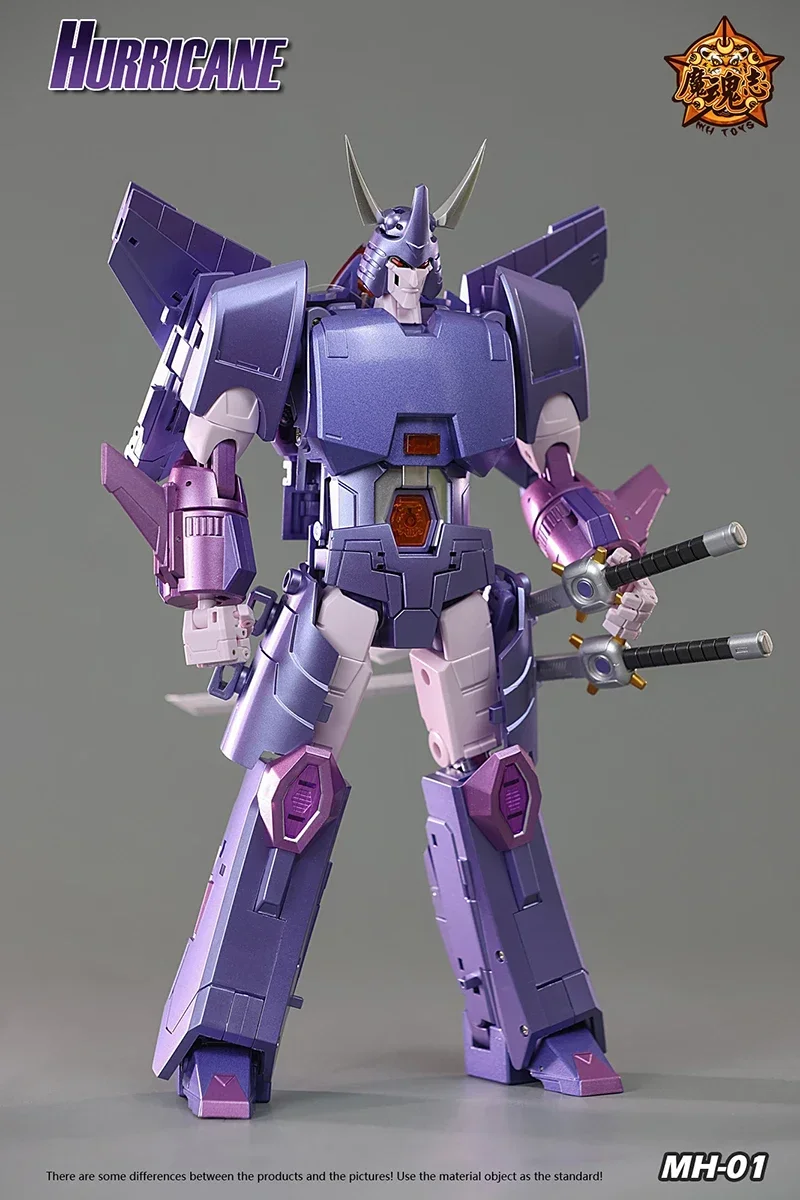 In Stock MHZ TOYS Cyclonus Action Figure MH-01 MH01 Alloy Deformation Hurricane Mecha MP Scale Spaceship G1 Model