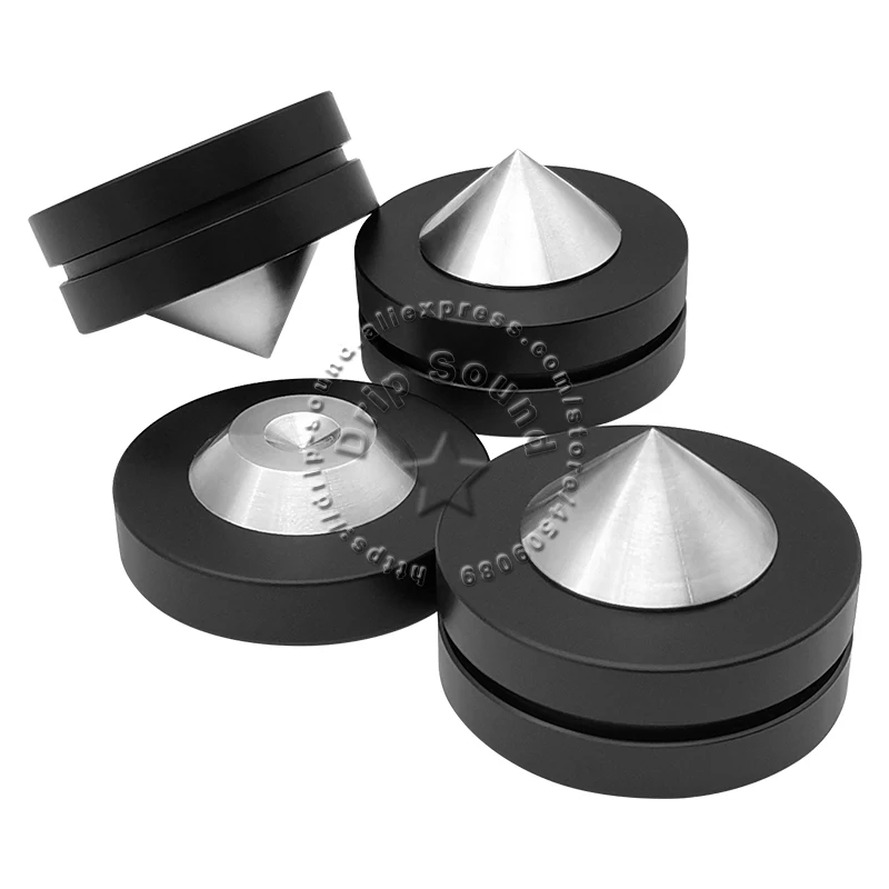 39mm Stainless Steel Speaker Shockproof Spike Amplifier Isolation Stand Feet Holder Damping Nail Base Pad