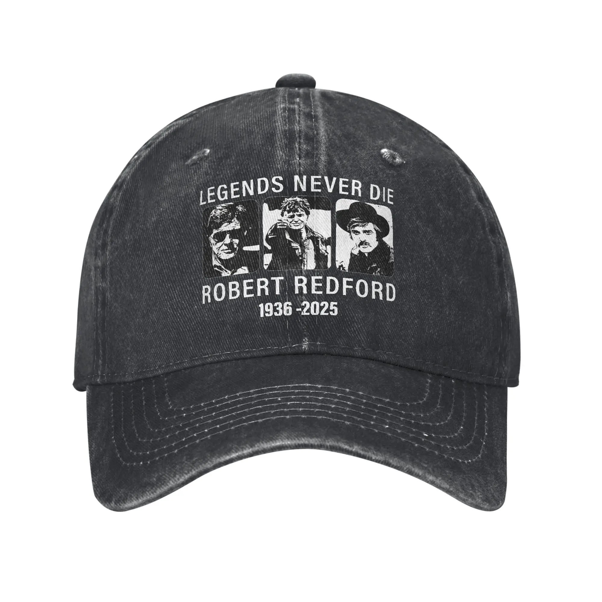 Legends Never Die Rip Robert Redford Casual Baseball Cap For Unisex-Teens Summer  Kpop Rock Trucker Hat Quality Baseball Caps