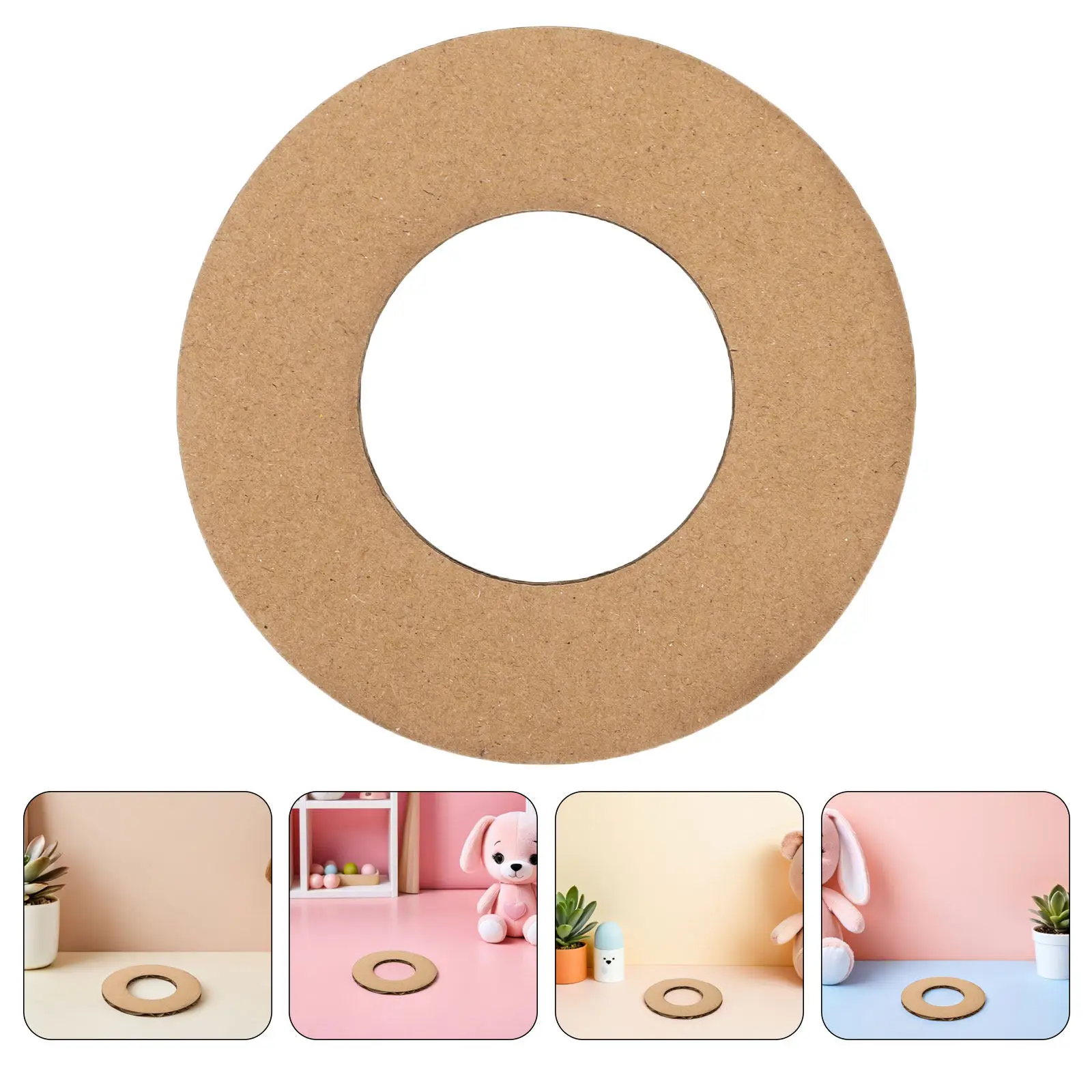 

Набор из 11 круглых картонных заготовок диаметром 5,9 дюйма, белые, из плотного картона, для рисования, изготовления венков, поделок, рамок для венков