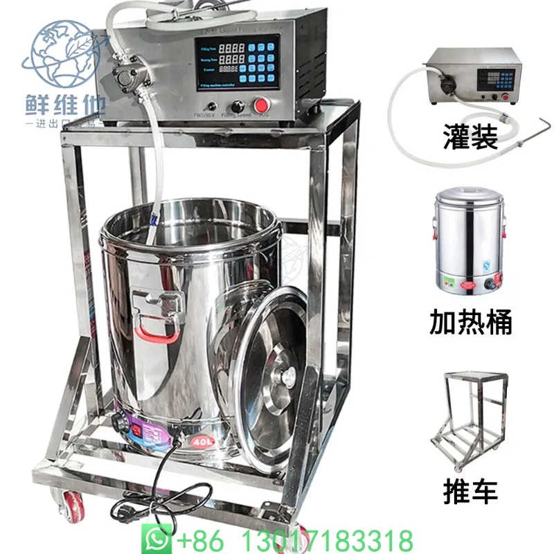 

LZ-1 High Temperature with Heating Aromatherapy Crystal Tea Wax Flake Pouring Machine Candle Ghee Lamp Pot Filling Machine