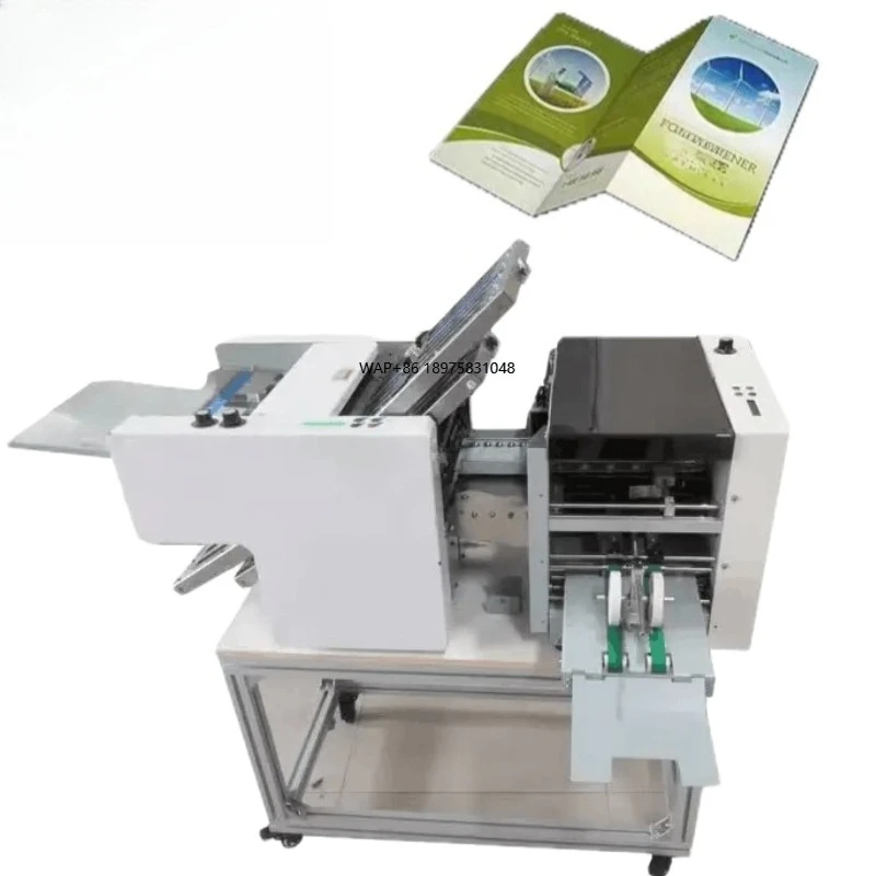 Top Quality New Brand Paper Leaflet Cross Folder Paper Cross Folding Machine Wide Format Paper Insert Folding Machine