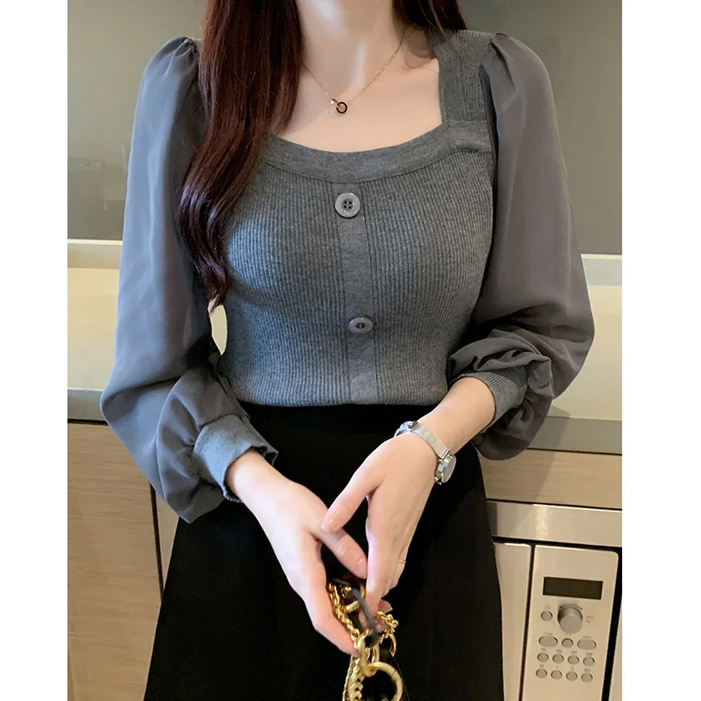 

Casual Wear Holiday Outfit Slim Sweater Knitted Top Acrylic Fabric Casual Style Fits 37.5-57.5 Kg Regular Length